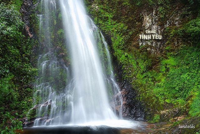 Marvel at the beautiful and romantic Love Waterfall